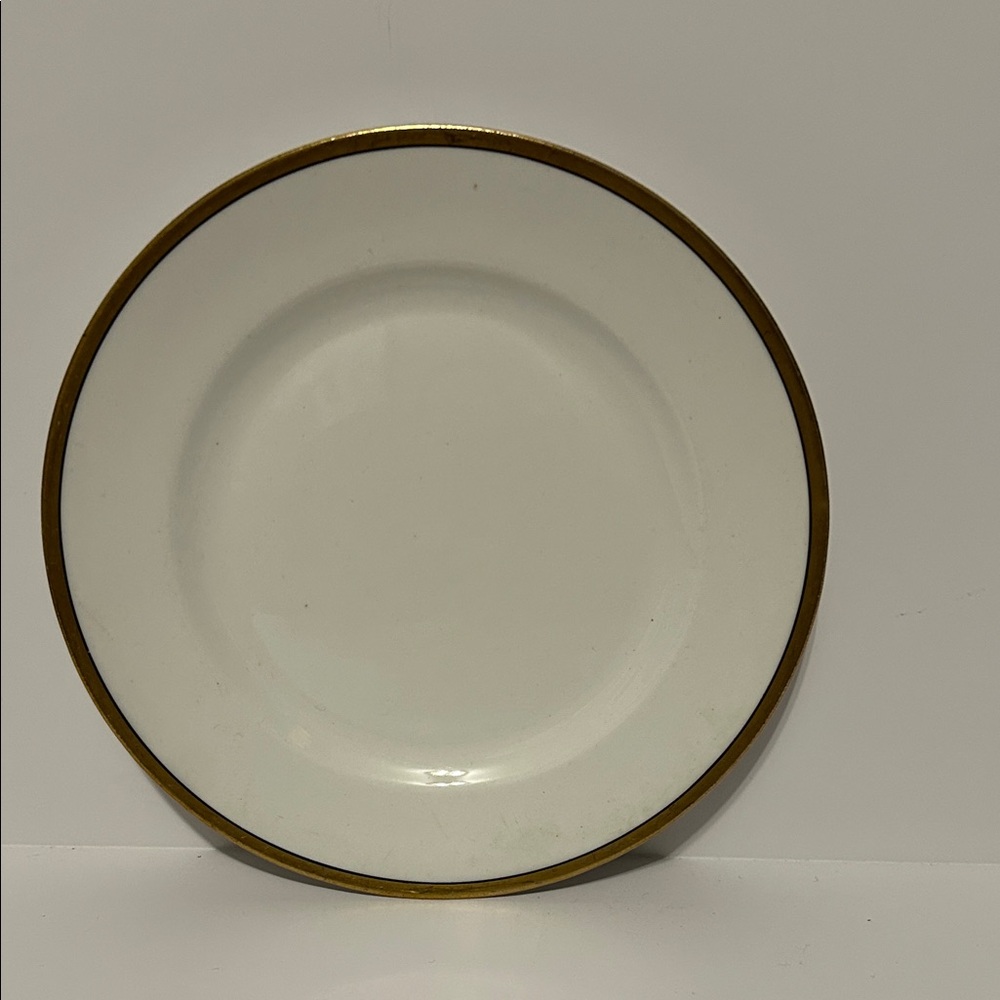 Cleveland China Gold Band Set/8 Dessert Plates